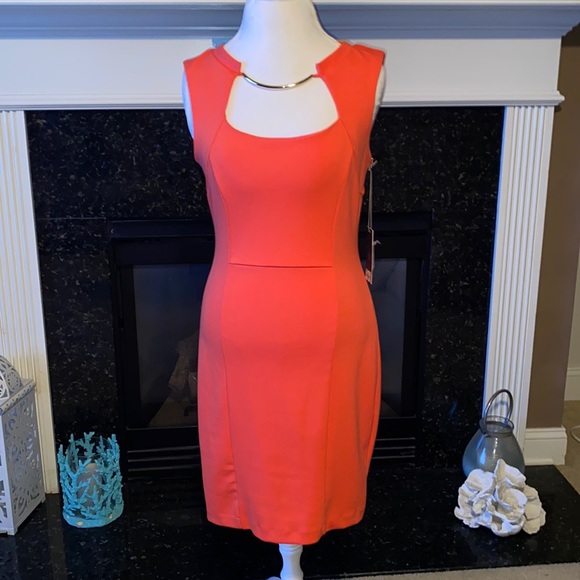 Jennifer Lopez coral dress - Picture 1 of 10